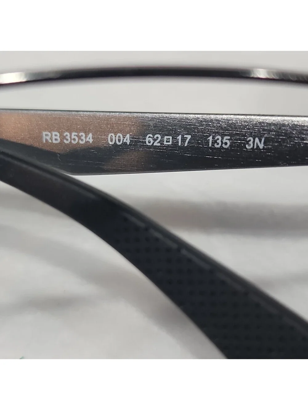 Ray Ban RB3534 004 NO Lenses Gunmetal Wrap Sunglasses Frame Only 62-17 135